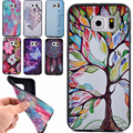 Soft Cartoon Case For Samsung Galaxy S6 G9200 Silicone Cases Butterfly Flower Cat Slim TPU Coque