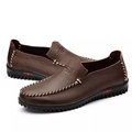 Top brand genuine leather casual shoes High quality men cow suede loafers soft breathable men comfortable